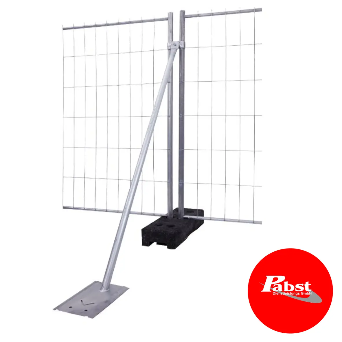 Stützstrebe Mobilzaun