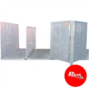 Einlassschleuse für hohen Besucherdruck