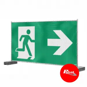 Event Notausgangsbanner rechts