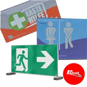 HINWEISSCHILDER & BANNER