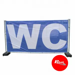 WC-Mobilzaun-Banner neutral